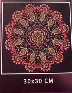Diamond art - Mønster - 30x30 cm