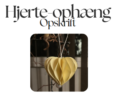 Opskrift - Hjerteophæng