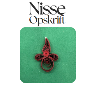 Quilling opskrift - Nisse