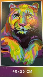 Diamond art - Tiger 40x50 cm