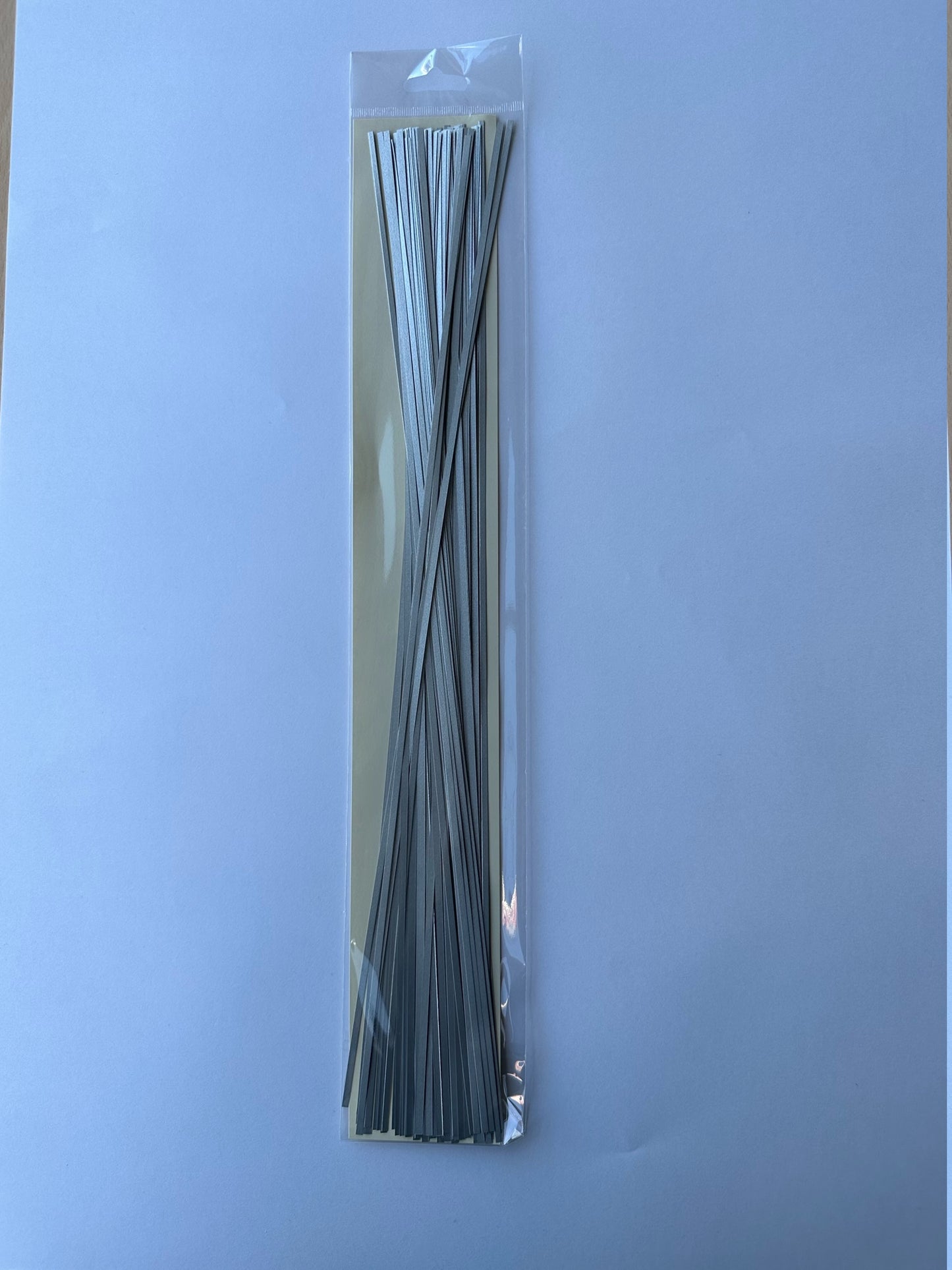 Quilling strimler – Sølv (Metallic)