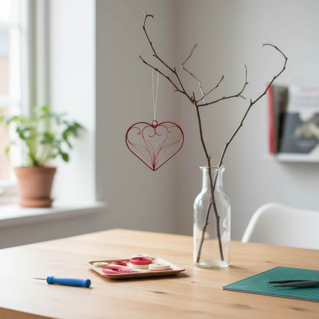 Quilling strimler - Røde og Lilla nuancer