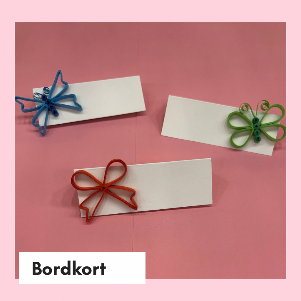 Sløjfer eller sommerfugle(sæt med 4 størrelser)