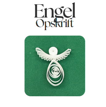 Quilling opskrift - Engel