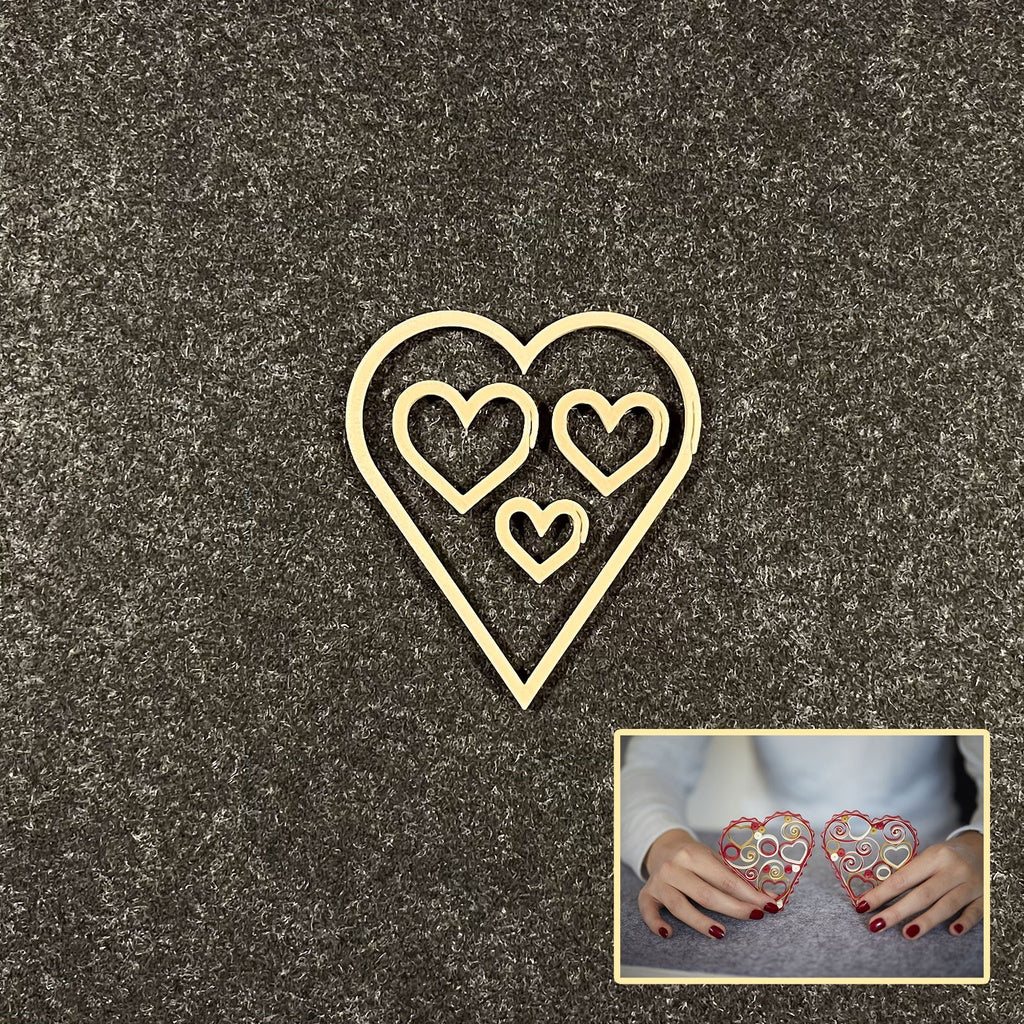 Hjerterum (Hjerte med 3 små hjerter)