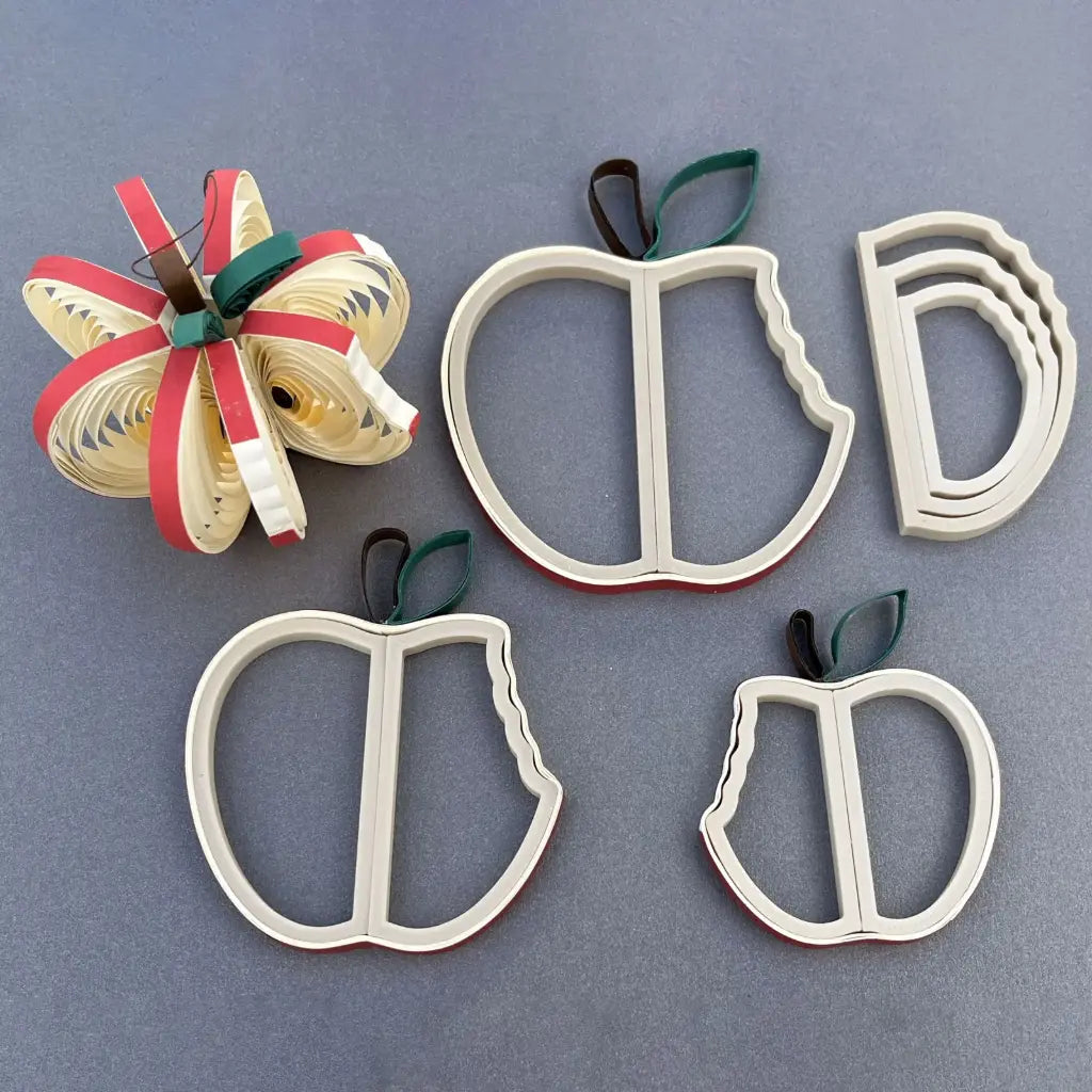 Æbler (Halve) 3 størrelser