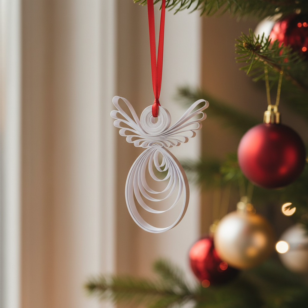 Quilling opskrift - Engel