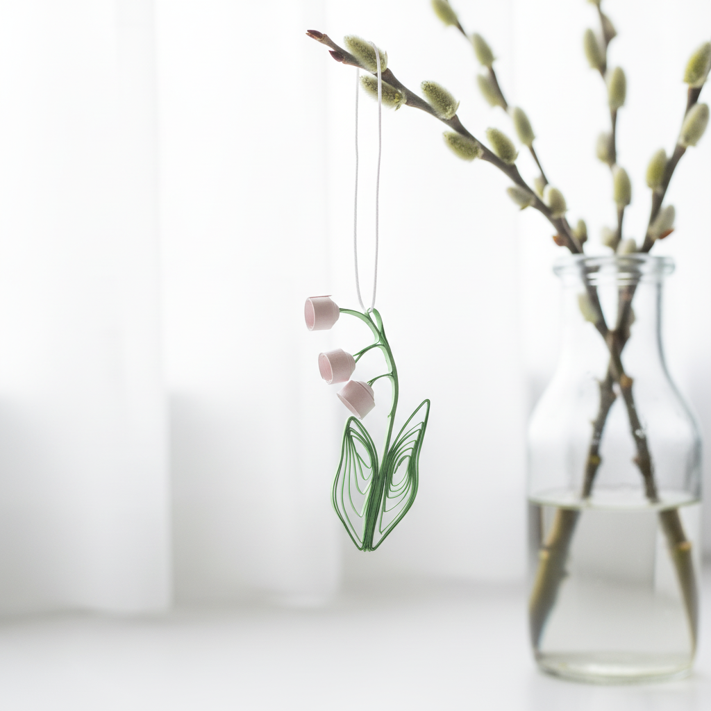 Quilling opskrift - Liljekonval