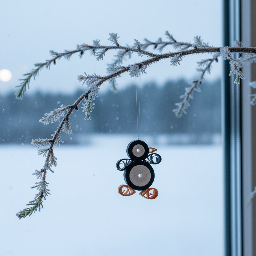 Quilling opskrift - Pingvin