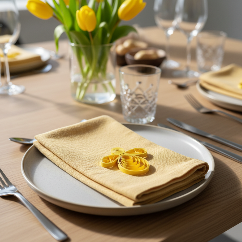 Quilling opskrift - Påskekylling