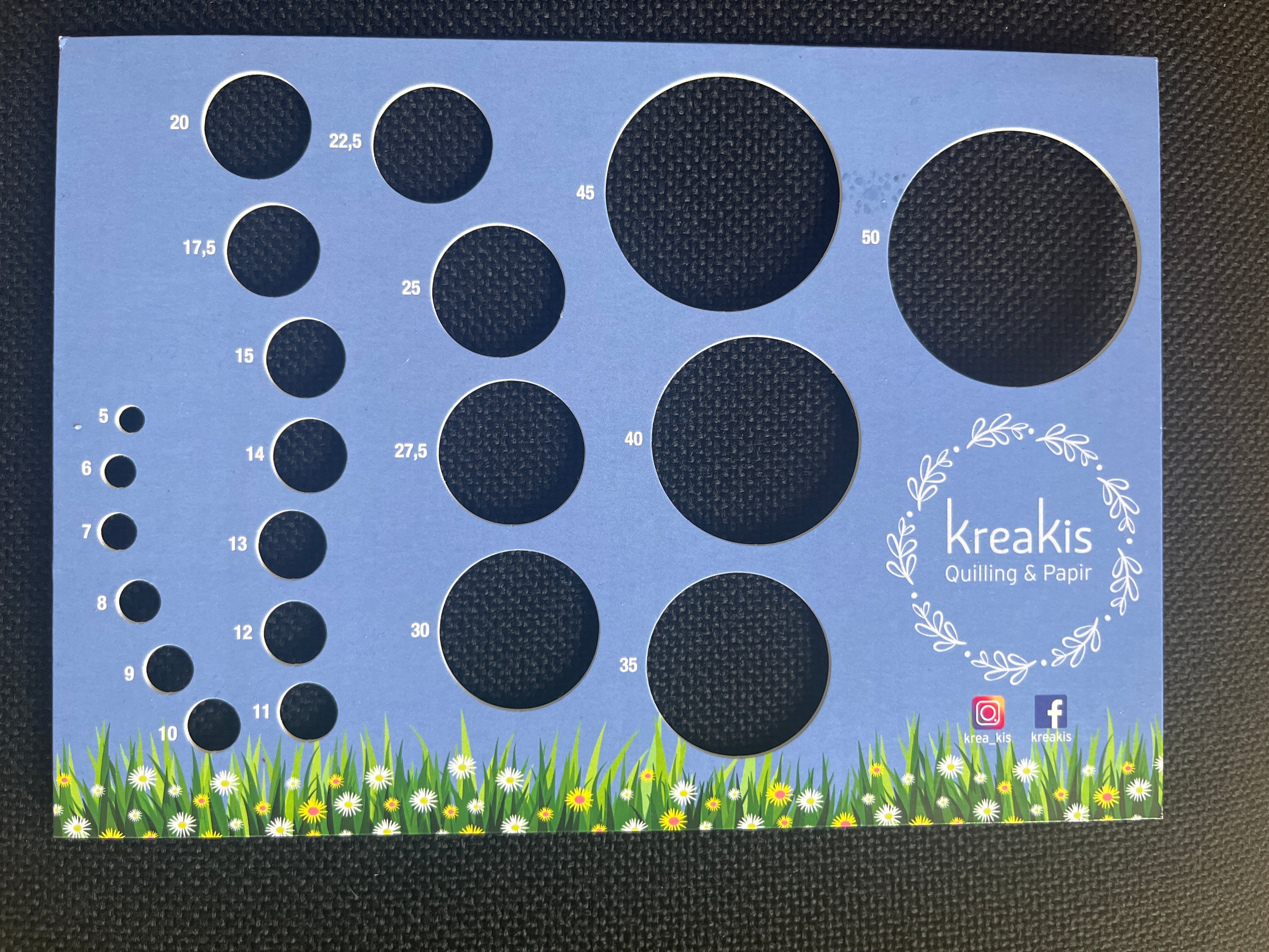 Quillingboard med huller